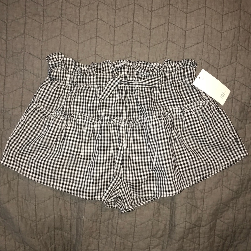 Tobi gingham shorts